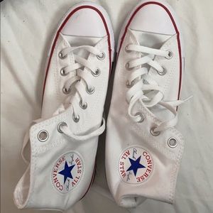 Brand New White High Top Converse